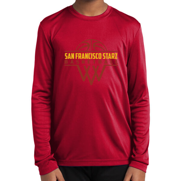 San Francisco Starz Youth Long Sleeve PosiCharge Competitor Tee Thumbnail