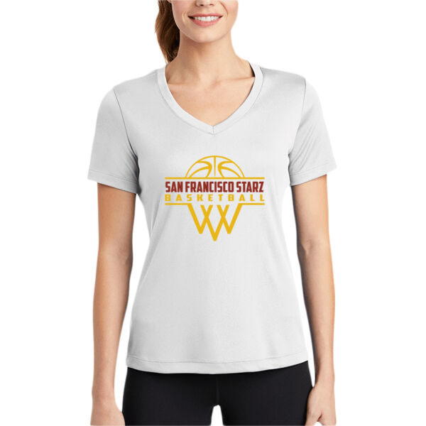 San Francisco Starz Women's PosiCharge Competitor V Neck Tee Thumbnail