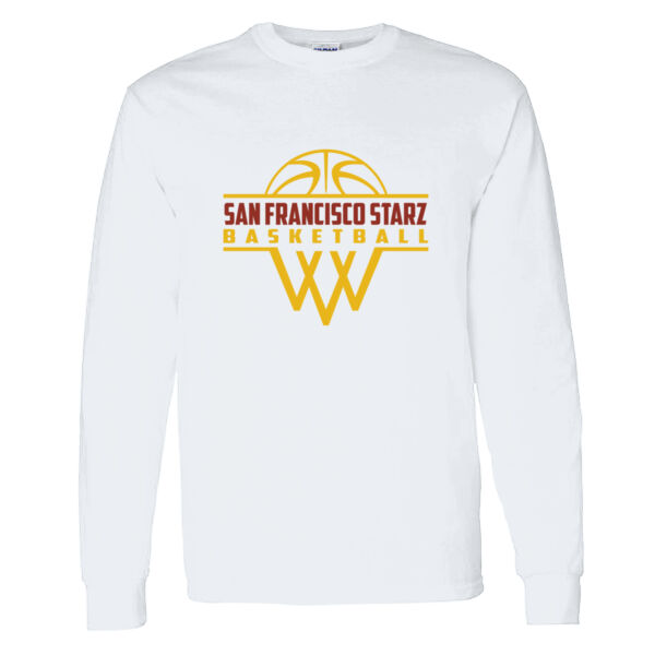 San Francisco Starz - Heavy Cotton 100% Cotton Long Sleeve T Shirt Thumbnail